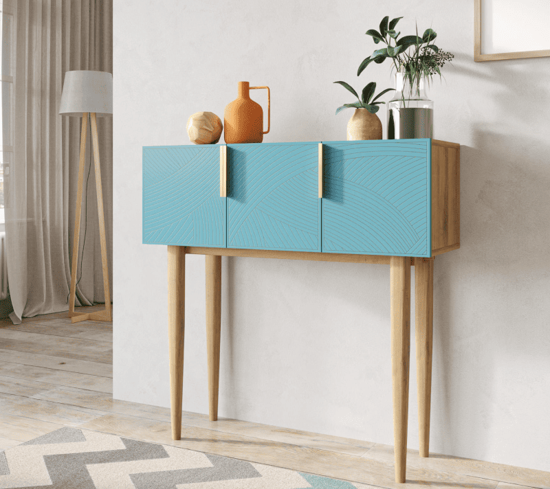 Стол консольный Line голубой LN15/GR1/blue_3