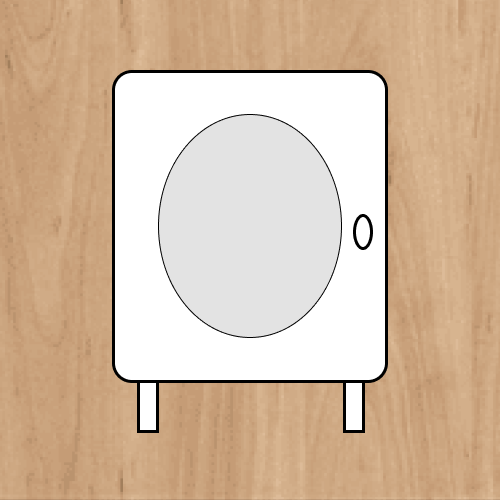 Тумба прикроватная Bubble орех BBL02