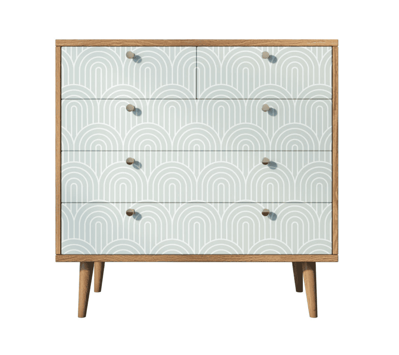 Комод Berber зеленый/белый BB36/Print_34