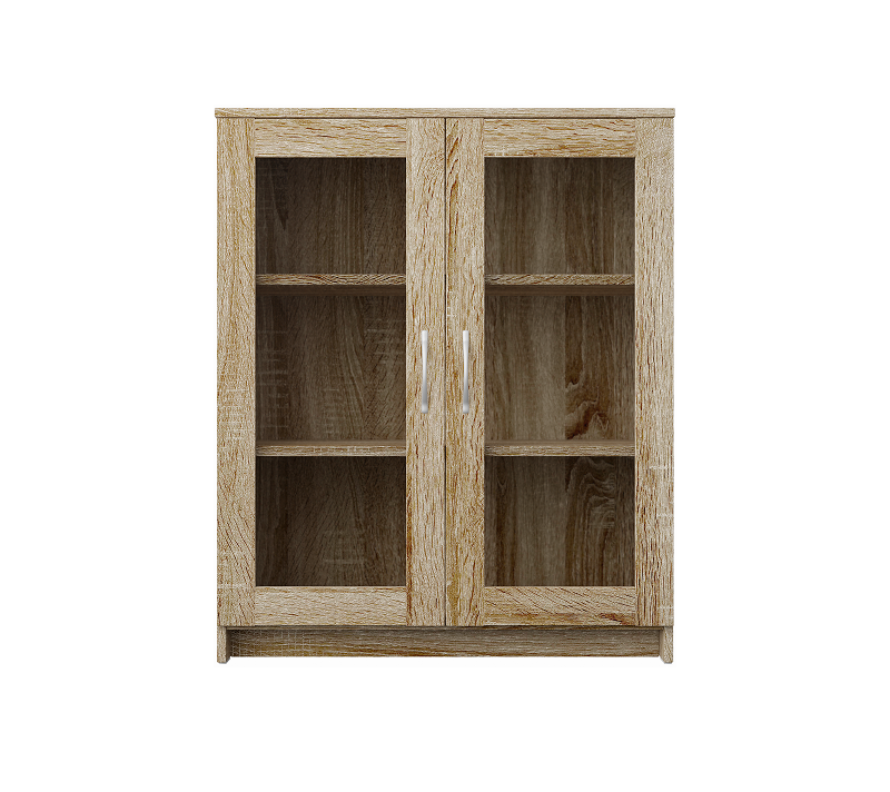 Тумба-витрина с 2 дверцами Sirius сонома 78x95