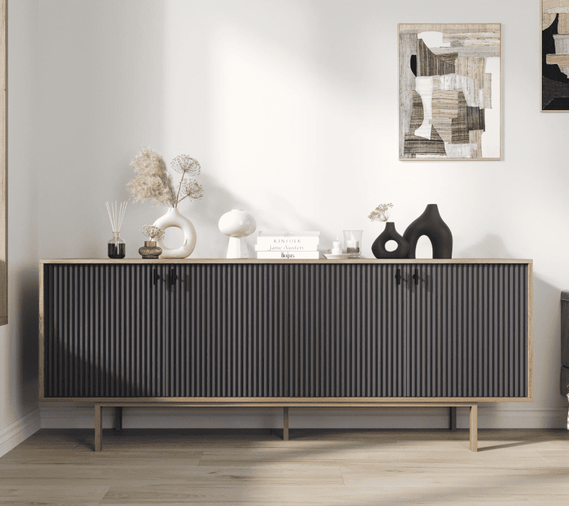 Тумба Emerson черный/коричневый EM01/7024/L_1