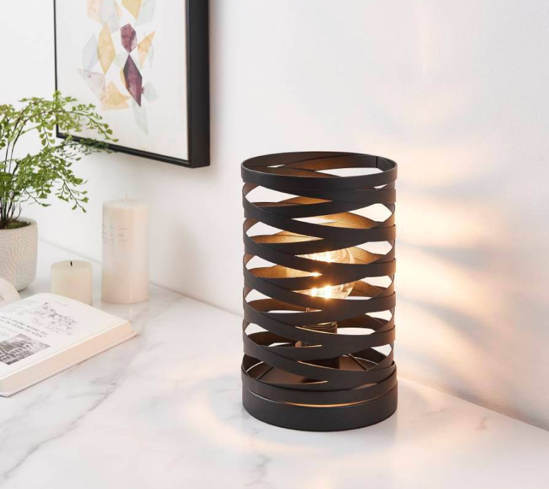 Настольная лампа Кремелла черный 99506_1