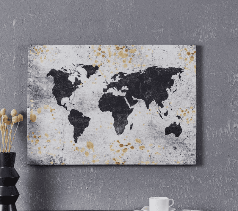 Картина ALAMINOS черный/желтый 423028_2