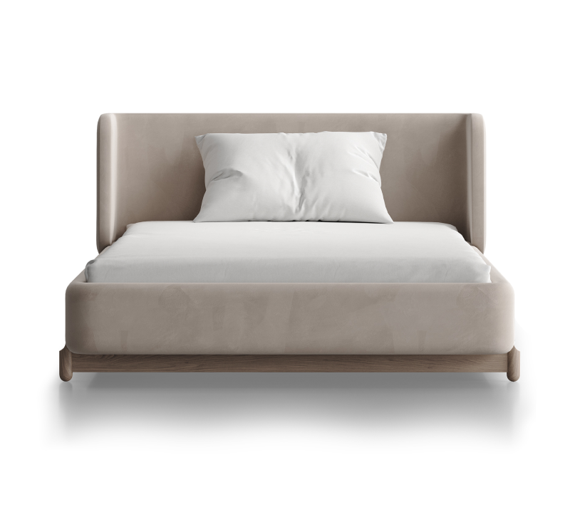 Кровать Basic бежевый антивандальная 120x200