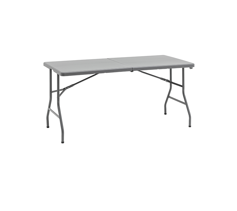 Стол складной Кейт серый 152x74x74