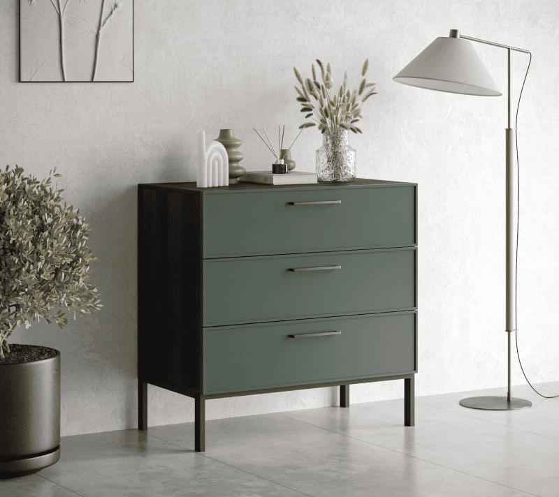 Комод Nicole зеленый NLN12G_3