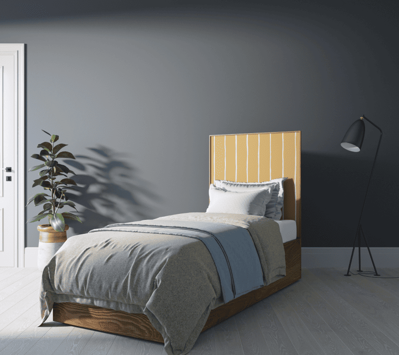 Кровать Berber оранжевый/коричневый BB43/Print_43 90x200_3