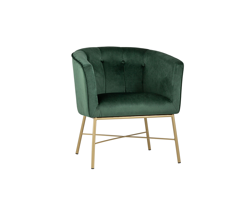 Кресло Шале велюр зеленый