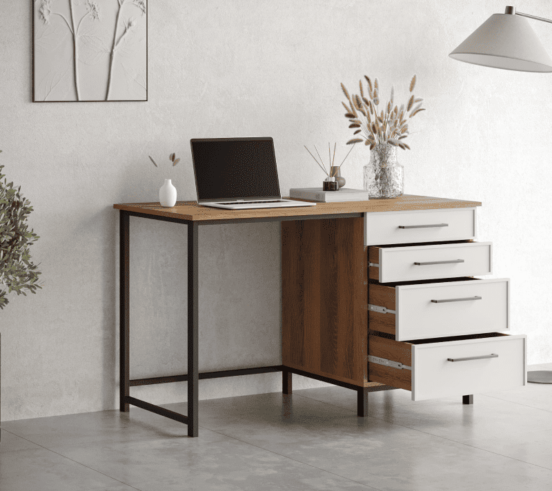 Стол письменный Nicole белый NR23_2