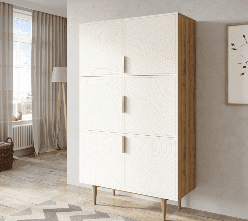 Шкаф Line бежевый LN04/GR1/beige_3