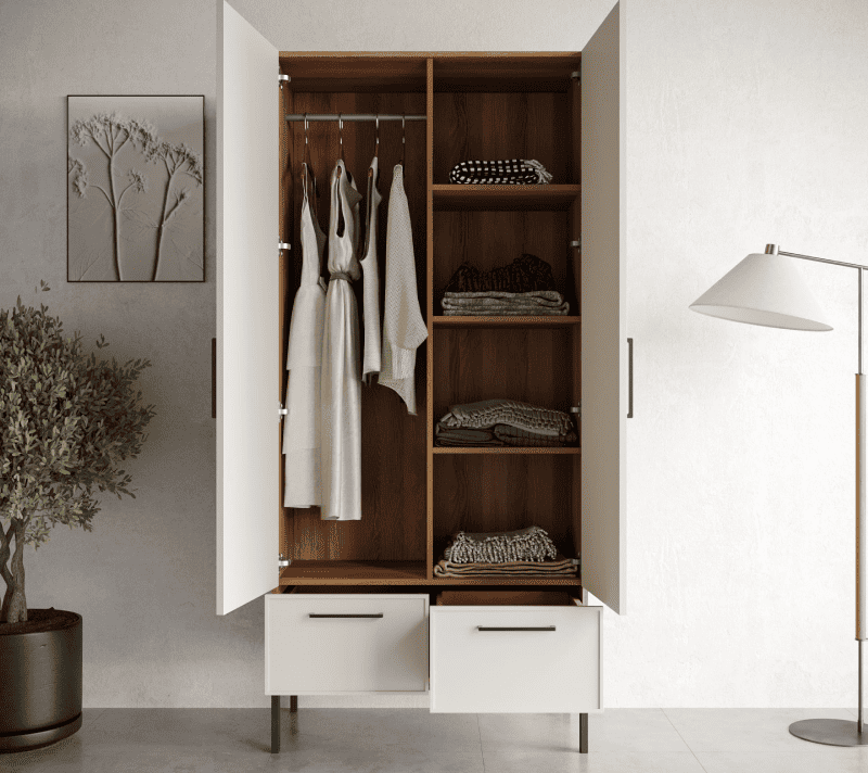 Шкаф Nicole белый NR26_2