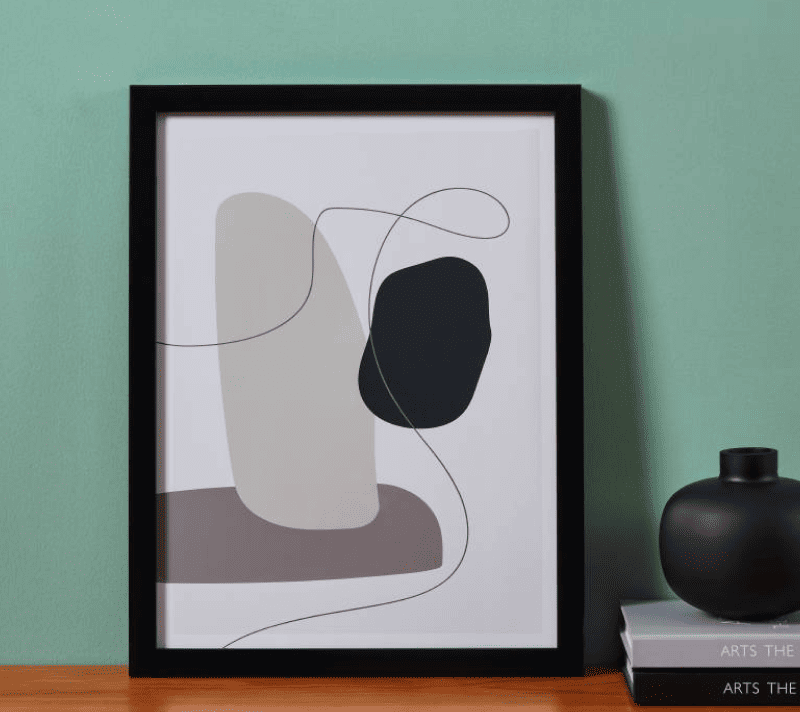 Картина Робервал белый/черный/серый 423085_2