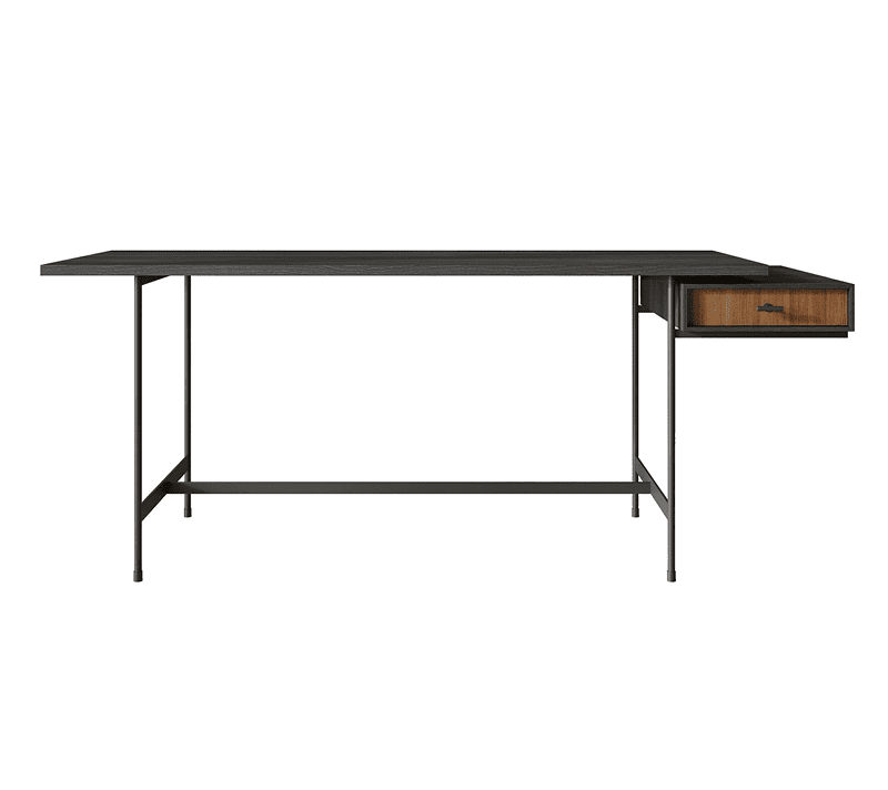 Стол письменный Emerson коричневый/черный EM21