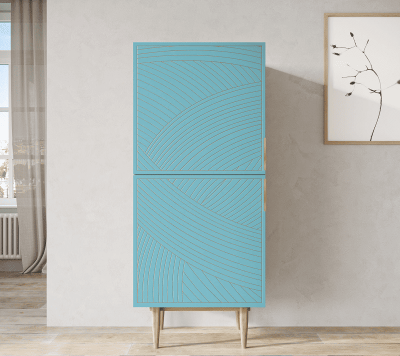 Тумба Line голубой LN05/GR1/blue_1