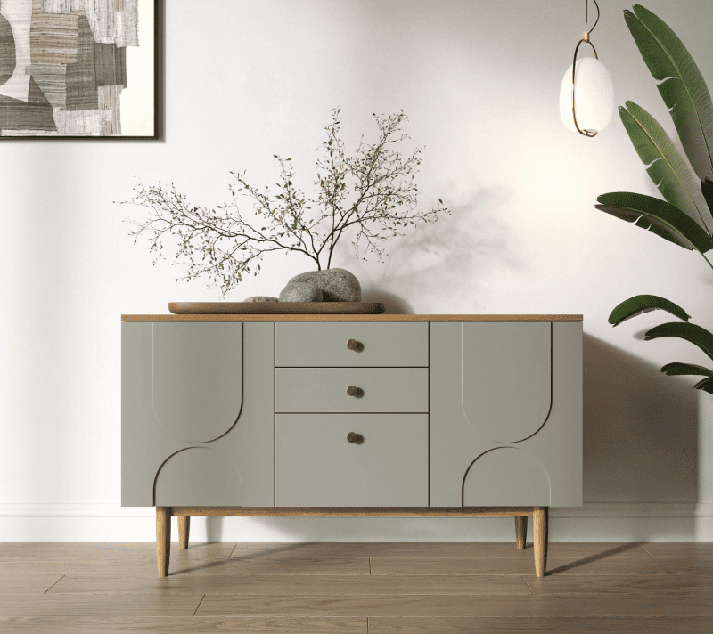 Тумба-комод Арка серый/бежевый AR04-F2_1