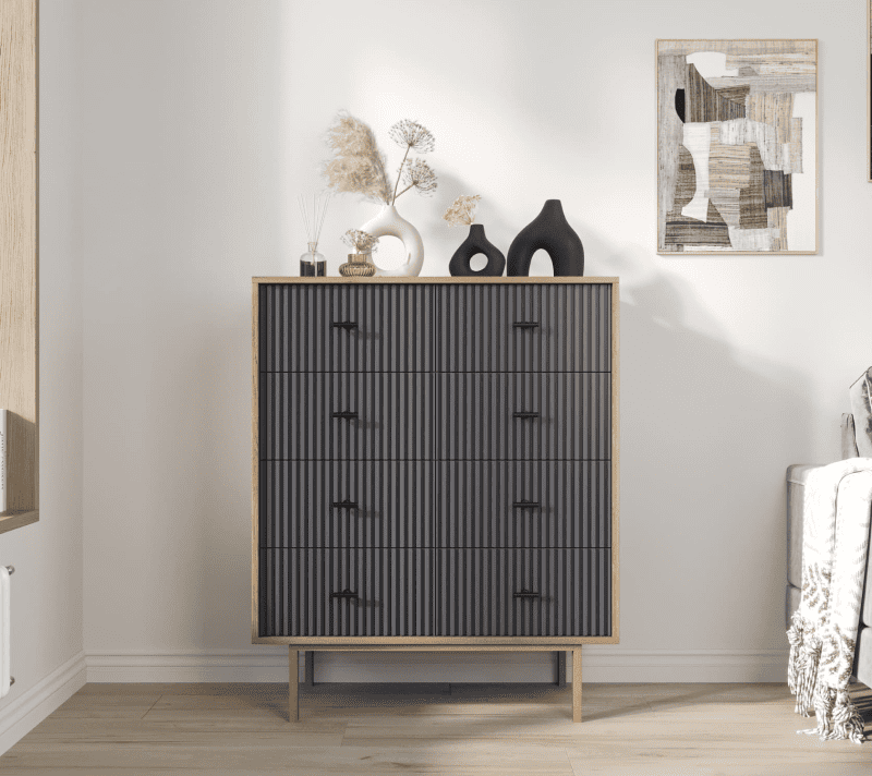 Комод Emerson черный/коричневый EM20/7024/L_1