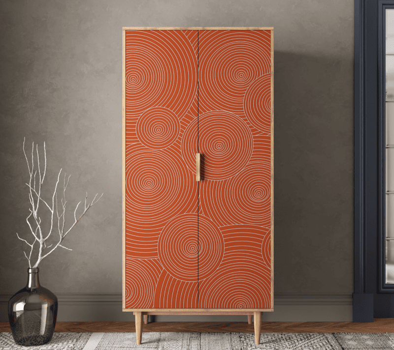 Шкаф Line красный R24/red_1