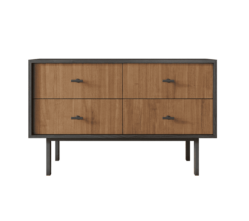 Комод Emerson коричневый/черный EM05