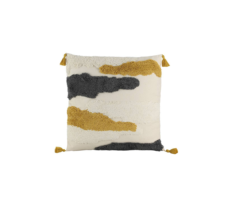 Подушка декоративная CHEVERY желтая охра 420002