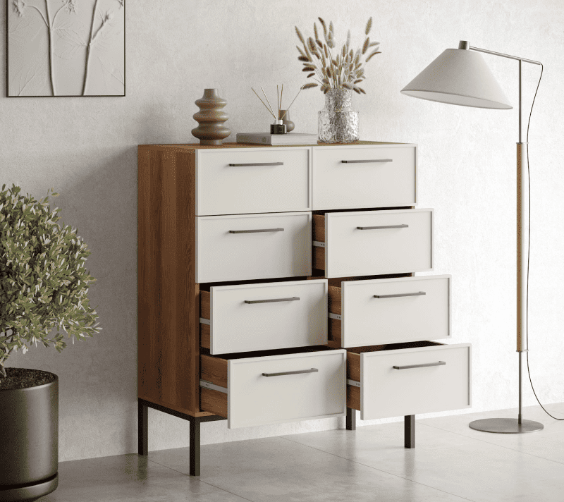 Комод Nicole белый NEM20_2