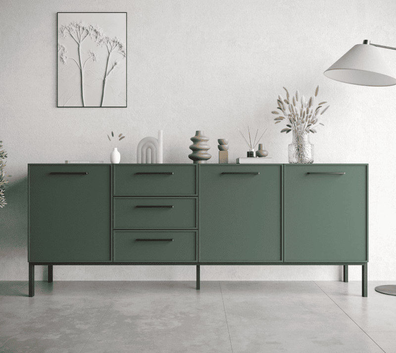 Тумба-комод Nicole зеленый NEM07G_1