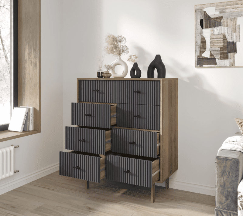 Комод Emerson черный/коричневый EM20/7024/L_2