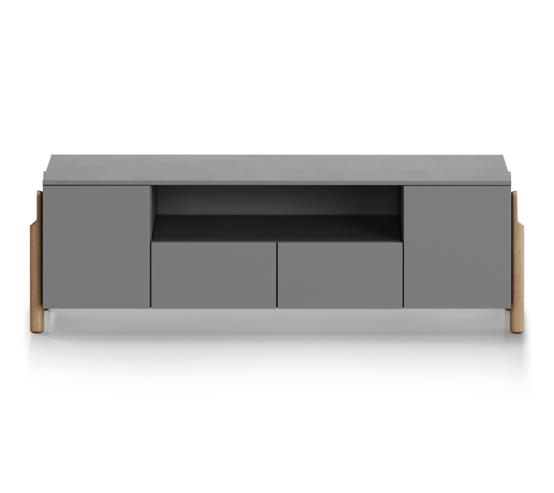 Тумба под телевизор Basic серый