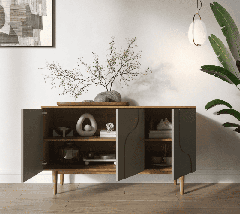 Тумба Arka серый/бежевый AR03-F2_2