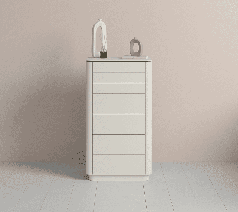 Комод 7 ящиков Tammi молочный_2