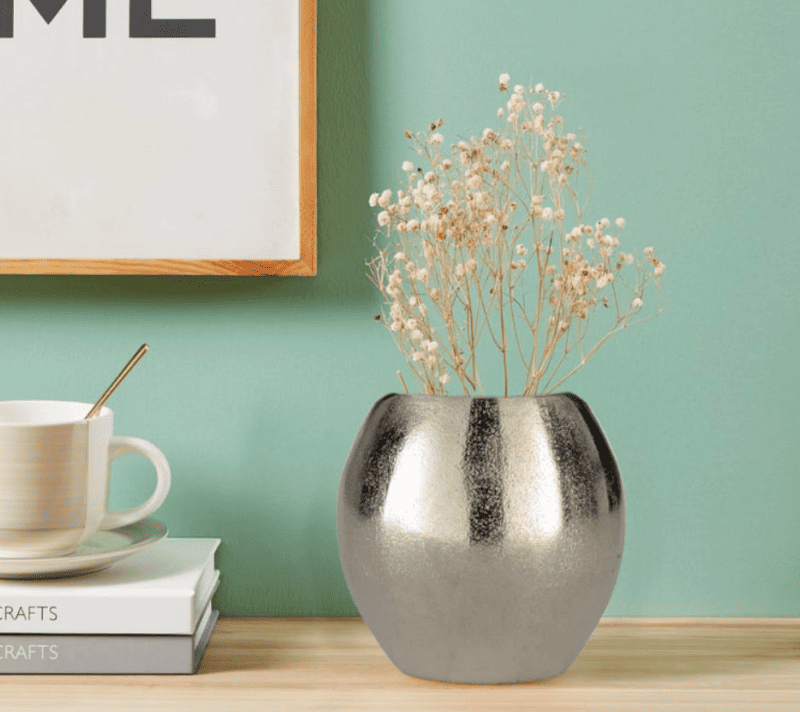 Ваза декоративная ABUCAY никель 421287_1