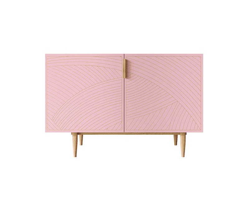 Тумба Line розовый LN01/GR1/pink