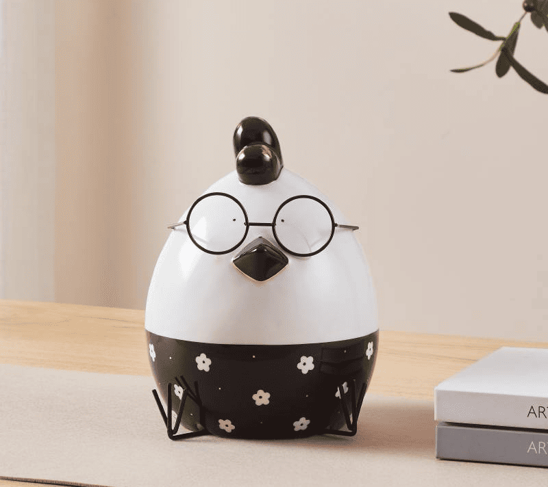 Фигурка Цыпленок LANDJUT черный/белый 427919_1