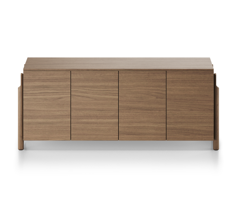 Тумба с 4-мя дверьми Basic натуральный дуб