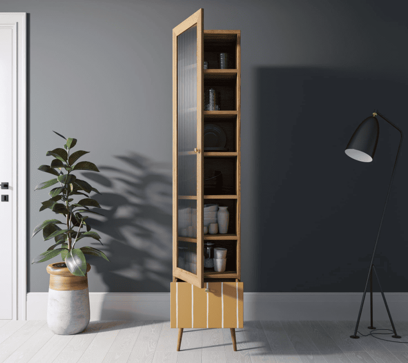 Витрина Berber оранжевый/коричневый BB48/Print_43_2