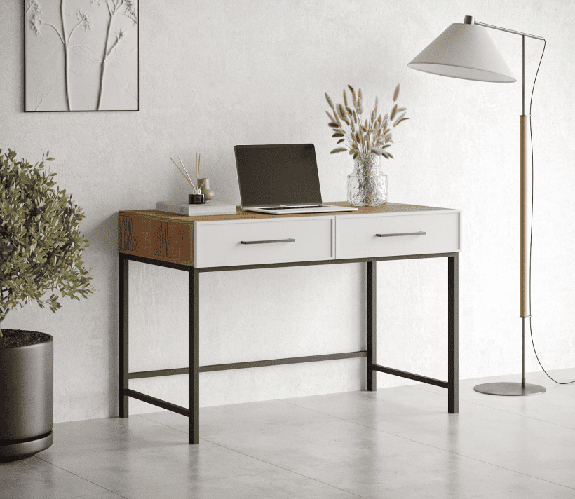 Стол письменный Nicole белый NBB32_3