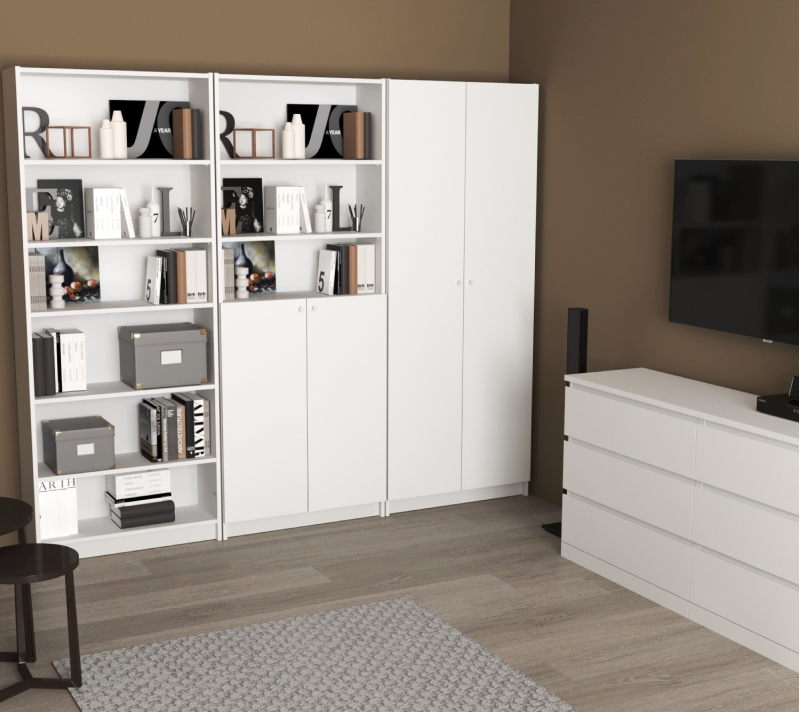 Стеллаж Варма белый 80_4