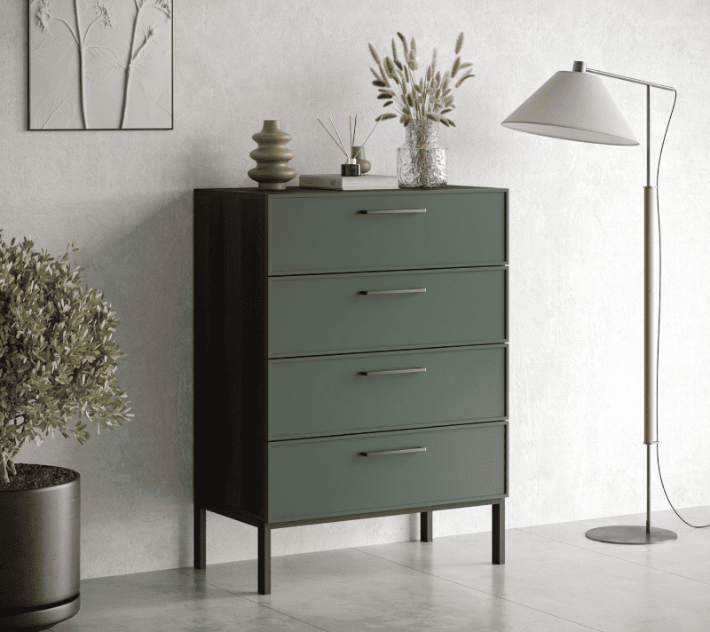 Комод Nicole зеленый NEM18G_3