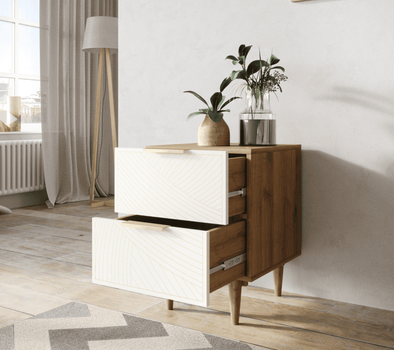 Тумба прикроватная Line бежевый LN07/GR1/beige_2