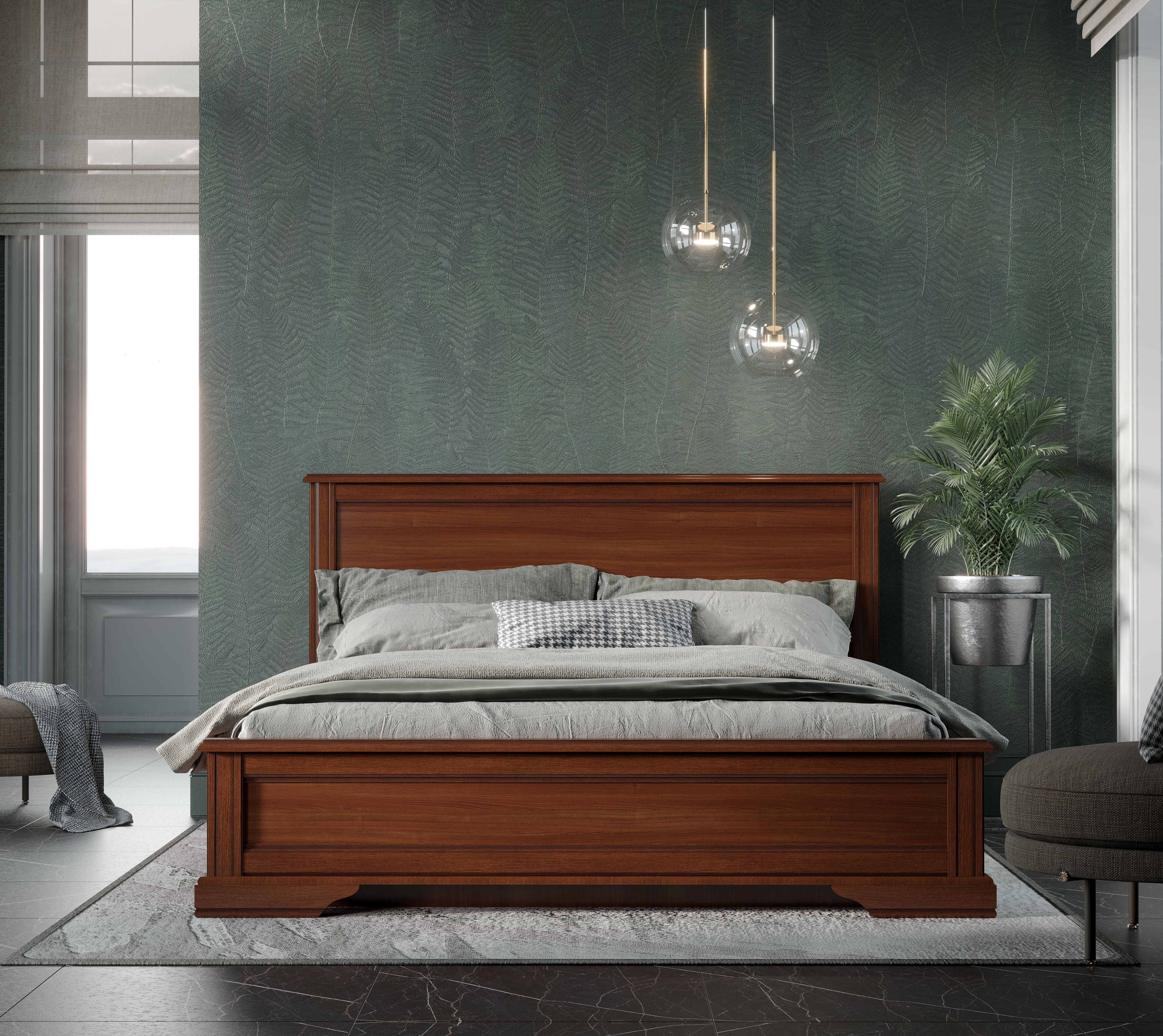 Кровать с подъемным механизмом Stylius орех донской LOZ160x200_1