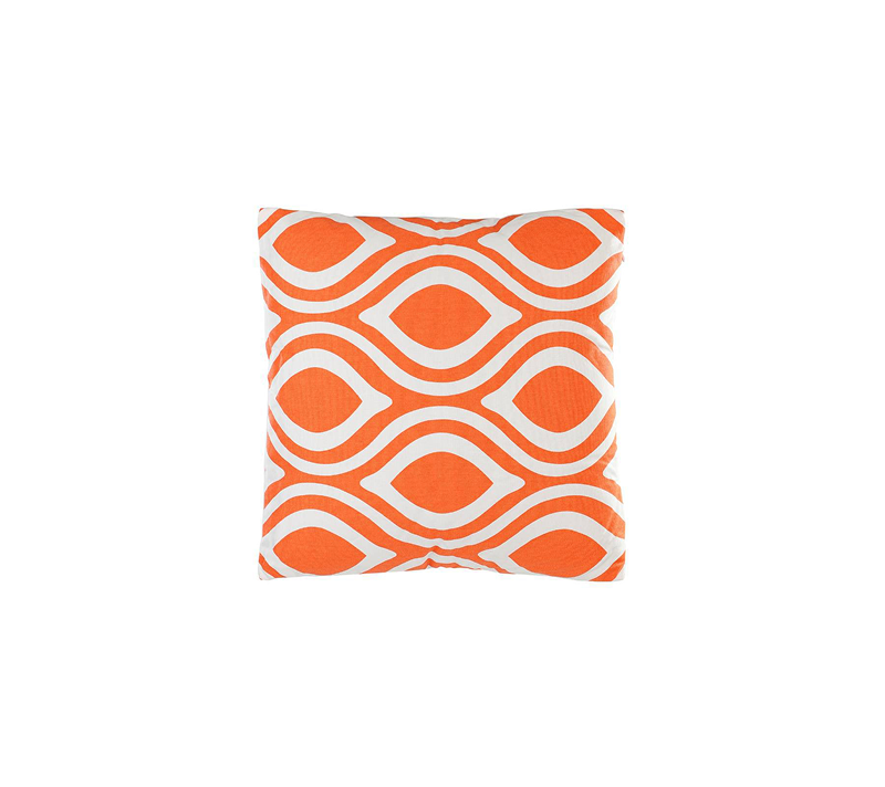 Подушка декоративная Чевери оранжевый/белый 420295