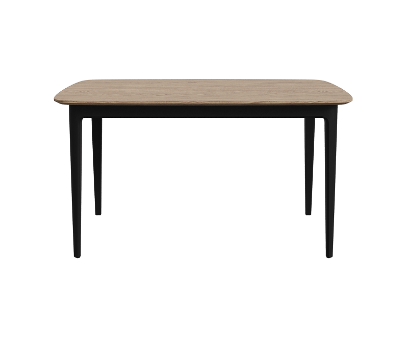 Стол обеденный Tammi натуральный дуб/черный 140x90