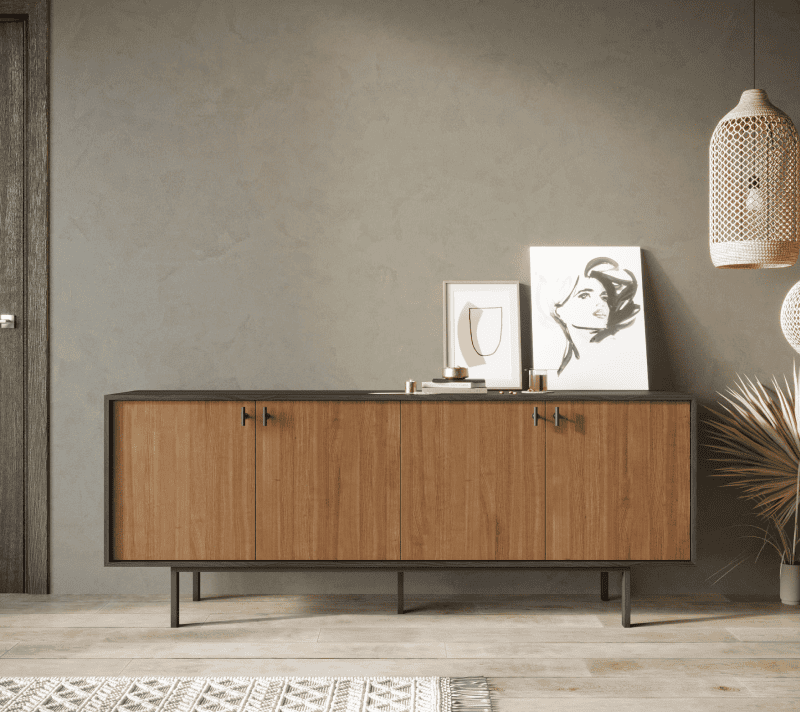 Тумба Emerson коричневый/черный EM01_1