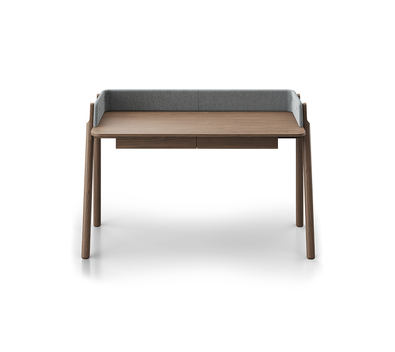 Стол письменный Basic натуральный дуб/светло-серый твид 140x60