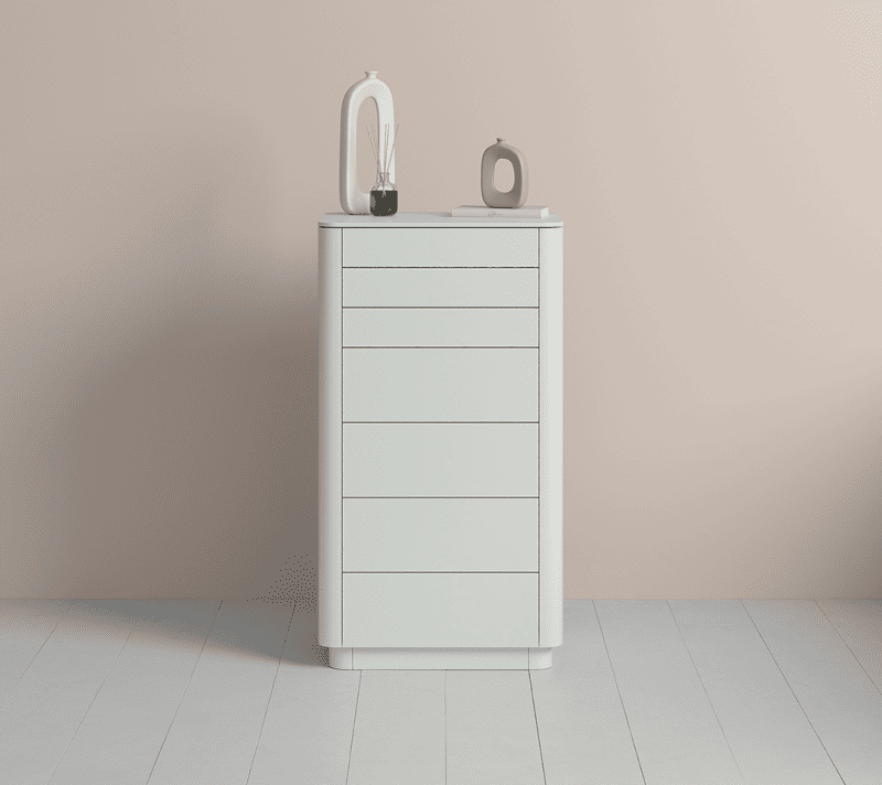 Комод 7 ящиков Tammi светло-серый_2