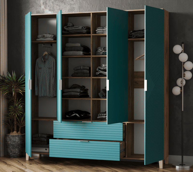 Шкаф Марвин аквамарин 4_1