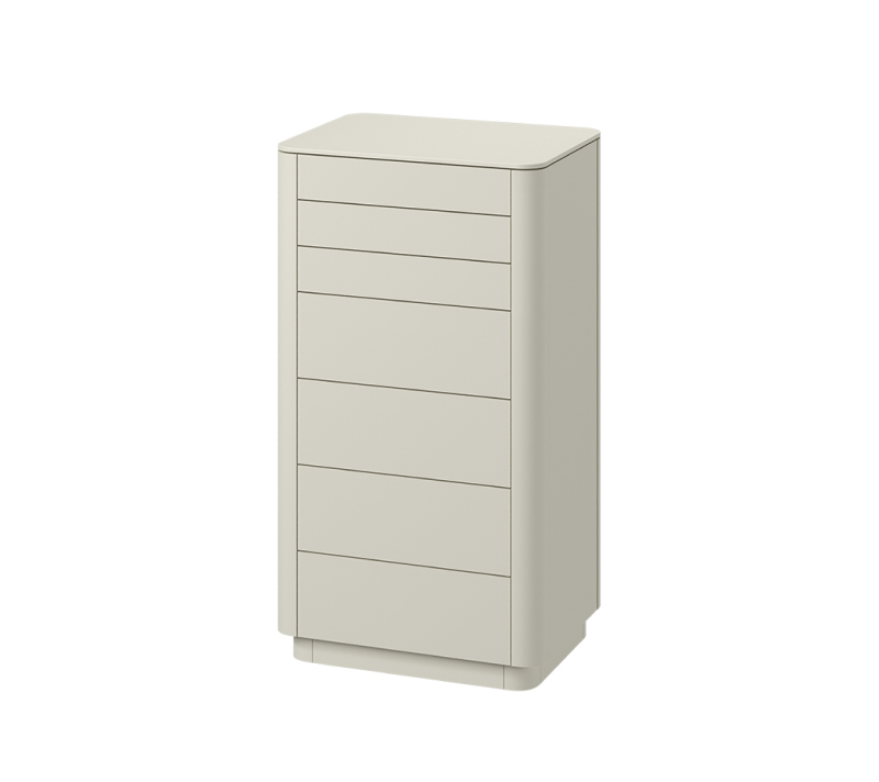 Комод 7 ящиков Tammi молочный_1