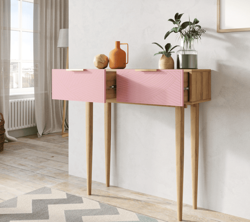 Стол консольный Line розовый LN16/GR1/pink_2