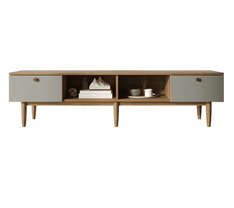 Тумба под телевизор Arka серый/бежевый AR08-F2