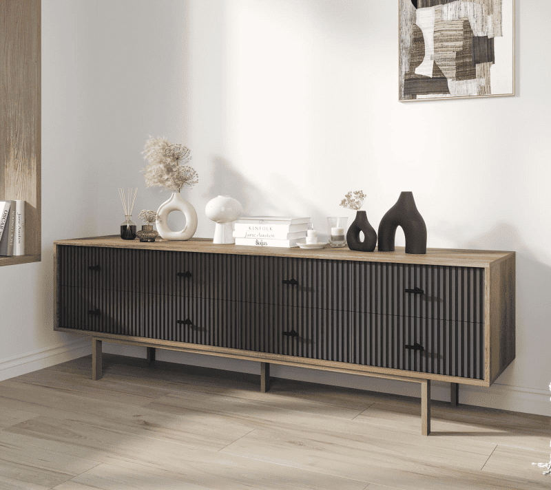 Комод Emerson черный/коричневый EM03/7024/L_3