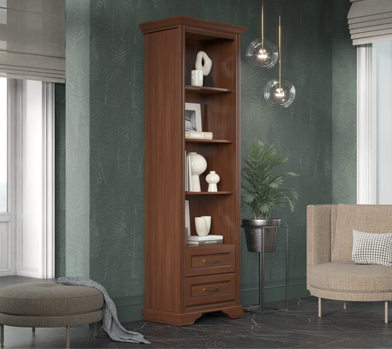 Стеллаж Stylius орех донской REG2S_2